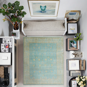 พรมขนสัตว์ถักแบบปรับแต่งได้มีสไตล์พรมทอมือทำความสะอาดได้ทันสมัยไม่ลื่นสำหรับห้องนั่งเล่นห้องน้ำชุดพรมพื้นที่สวดมนต์ - Product Image 2