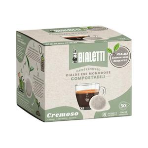 Bialetti 50 Capsule Riutilizzabili in Carta ESE 44mm Miscela Cremosa Set 0,13€/capsula - Product Image 1