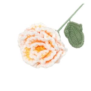 Ramoscelli di fiori di peonia di cambiamento graduale in lana stile cinese-Chic rifiniti gli arredi della camera da letto di casa inviano agli anziani di famiglia Bouquet - Product Image 5