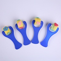 Éducation précoce bricolage peinture Art fournitures 4 petits autocollants fronde Ferry timbre éponge brosse pour enfants Graffiti Art