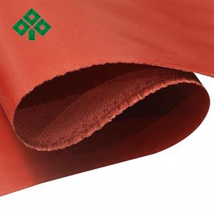 Tissu en fibre <span class=keywords><strong>de</strong></span> <span class=keywords><strong>verre</strong></span> en silicone lisse pour couverture anti-fumée et coussin chauffant électronique - Product Image 2