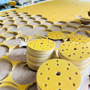 6英寸8孔砂盘轨道钩环玻璃金属圆盘砂纸 - Product Image 2