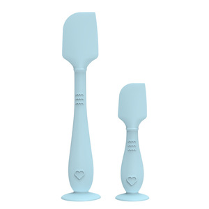 Recién llegado, espátula de pasta de trasero de bebé de silicona Flexible suave, aplicador de espátula de pañal personalizado de fábrica, 2 tamaños, herramientas de repostería para hornear - Product Image 3