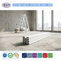 Profilé d'extrusion plastique personnalisé PVC/ABS/PP/PE pour système de rail de guidage de rideaux et système de rail à roulettes