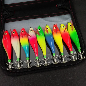 Plantilla de calamar de calidad 1,5 #1,8 #2,2 # Egi Señuelos de pesca luminosos Cebos Japón Anzuelos Egi Camarón Calamar Jigs - Product Image 1