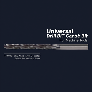 Foret universel en carbure TA1005 8xD, revêtement Nano TiAlN, pour machines-outils - Product Image 3