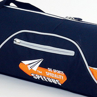 WATERPRIDE Sac à ski simple personnalisable avec logo, en toile de polyester imperméable, fermeture à boucle, orange, pour homme