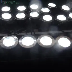 Утопленные светодиодные Подземные Светильники с прозрачным/матовым закаленным стеклом, 5 Вт