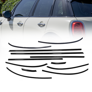 Accessoires de voiture personnalisés en gros, moulures décoratives noires pour les <span class=keywords><strong>portes</strong></span> et les fenêtres, bande de garniture chromée pour <span class=keywords><strong>Mini</strong></span> <span class=keywords><strong>Cooper</strong></span> S <span class=keywords><strong>5</strong></span> <span class=keywords><strong>portes</strong></span> F55 2014-2023 - Product Image 1