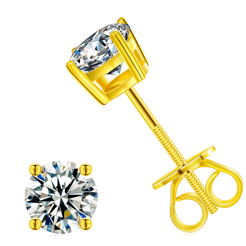 3 mm 0,1 ct/oreille - Or