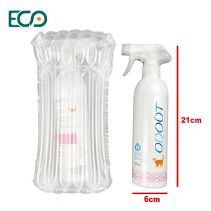 Kırılgan makaleler sıvı sabun için ucuz fiyat yüksek kalite fabrika hava yastığı sütun çanta şişme ambalaj