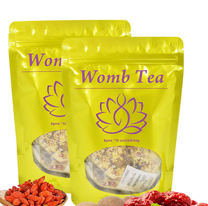 Chinaherbs Private Label Biologische Baarmoederthee Vrouwelijke Vruchtbaarheid Yoni Thee Hormoonbalans en Kruiden Baarmoederthee voor Vrouwen Bulkverpakking - Product Image 2