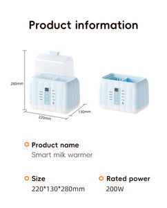 Calentador y Esterilizador de Biberones Eléctrico OEM y ODM con Calentamiento Rápido y Pantalla Táctil para Uso Doméstico - Product Image 5