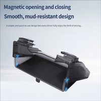 Plateau de rangement magnétique en plastique de luxe dissimulé sous l'écran de commande central pour Tesla Model 3/Y ETC, boîte organisatrice