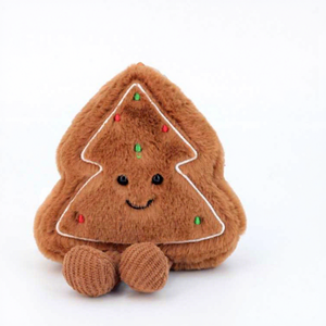 Jouets en peluche personnalisés OEM anti-stress, en forme de sapin de Noël, de biscuits, de dessins animés, mignons, Kawaii, animaux en peluche, jouets pour machine à griffes pour enfants - Product Image 1
