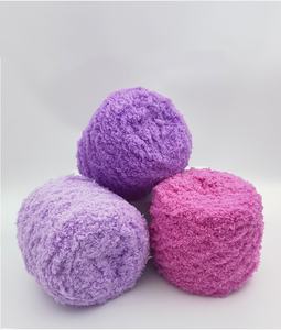 Fil à tricoter en polaire corail 100g, fil à tricoter en fourrure shaggy, fil à tricoter en velours acrylique, <span class=keywords><strong>pour</strong></span> DIY pull, écharpe, sac à main - Product Image 3