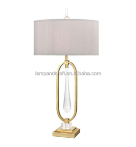Gold Metal <b>Table</b> Lamp for Bedroom Study Room Office Farmhouse <b>Bedside</b> Nightstand Lamp - Product Image 1
