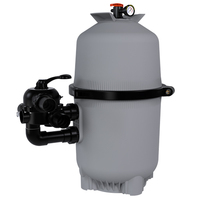 EMAUX Galaxy IDE36 Polypropylen-Tuch Seitenmontierter Schwimmbadfilter Grau 504mm Durchmesser 1 Jahr Garantie