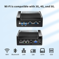 Mini PC Industrial Sin Ventilador de 5/6/7/8 Núcleos I3 I5 I7, Android/Linux/Win10 11 Integrado, 16 GB, para Control Industrial con 4*GPIO