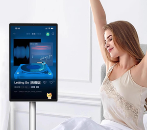 Rotating Touch Screen Floor <strong>Standing</strong> 32inch <strong>Mini</strong> Smart <strong>Tv</strong> Tablet with Battery 32 Inch Portable Smart <strong>Tv</strong> with Wheels - Product Image 5