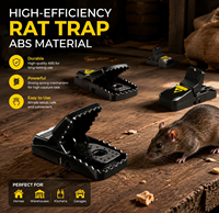 Piège à rats et souris en plastique ABS, très vendu, déclencheur sensible, taux de capture élevé, non toxique, pour la lutte antiparasitaire domestique