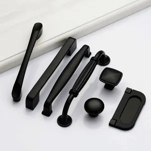 Price Negotiable High Quality Hardware Aluminum Alloy Handles Cabinet Drawer Door Pulls Knobs Furniture Handle