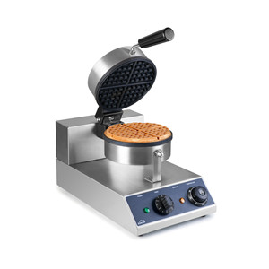 Macchina per waffle professionale in acciaio inox, di qualità commerciale, con timer e controllo della temperatura. - Product Image 3