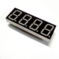Afficheur LED à 7 segments à 4 chiffres de 0,8 pouce Super Rouge (620-625 NM) Houkem-8041-A/BSR 12 broches