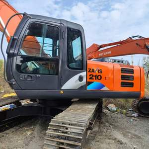 Excavatrice sur chenilles Hitachi ZX210 d'occasion, 21 tonnes, importée du Japon, avec moteur, hydraulique et pompe – Vente Flash - Product Image 2