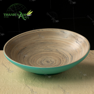 Nuevo Plato de Frutas Decorativo Desechable de Bambú Hilado Ecológico OEM para Fiestas, Ensaladas y Aperitivos - Product Image 2