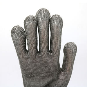 Gants <span class=keywords><strong>de</strong></span> ferme en acier, <span class=keywords><strong>pour</strong></span> couper la viande, manicle en maille d'acier résistants aux coupures, antirouille, fil métallique, <span class=keywords><strong>pour</strong></span> la pêche - Product Image 3