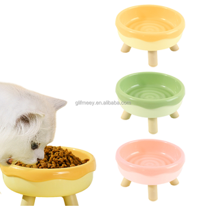 Bols surélevés 2-en-1 pour animaux de compagnie, antidérapants, pour nourriture et eau, avec support - Product Image 1