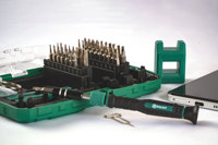 Kit de tournevis de précision 43-en-1 en promotion directe usine : 36 embouts, tournevis magnétique, ventouse, mini levier, ouvre-carte SIM