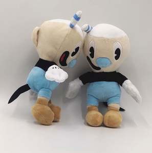 Peluche de 25 cm del Personaje Mugman del Videojuego <span class=keywords><strong>Cuphead</strong></span>, Muñecos de Peluche para Niños - Product Image 2