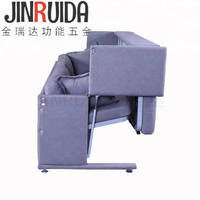 JIN RUI DA Système de quincaillerie pour canapé-lit pliant double couche robuste, peu encombrant, durable avec cadre en acier épaissi