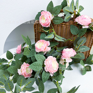 Artificial Peony Vines Silk Flower 100cm-200cm High Simulation <b>Wedding</b> Decor Home Decoration - Product Image 4
