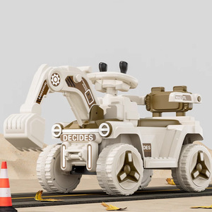 Excavadora de juguete eléctrica recargable para niños, vehículo de construcción para exteriores con control remoto, de 5 a 7 años - Product Image 4