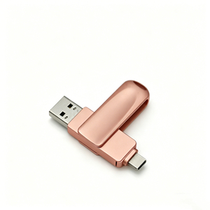 แฟลชไดรฟ์ USB-C แบบ 2-in-1 รุ่นใหม่ Type-C 3.0 วัสดุโลหะผสมสังกะสี ความจุ <span class=keywords><strong>32GB</strong></span> พร้อมสลักโลโก้ฟรี รับประกัน 1 ปี บรรจุกล่อง สำหรับ <span class=keywords><strong>iPhone</strong></span> 15/16 - Product Image 4
