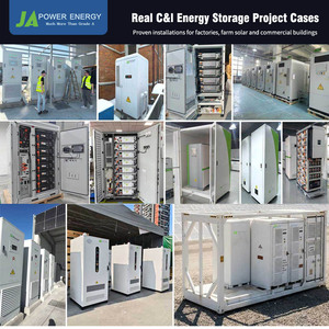 Gabinete de Baterías Comercial JApower de 70kW 230kWh Compatible con Inversor Híbrido Deye IP65 de Alto Voltaje LiFePO4 con Refrigeración por Aire - Product Image 2