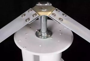 Новый дизайн, небольшая ветряная турбина для дома, модель Q, роторные лопасти, вертикальная ось, Турбинный генератор - Product Image 4