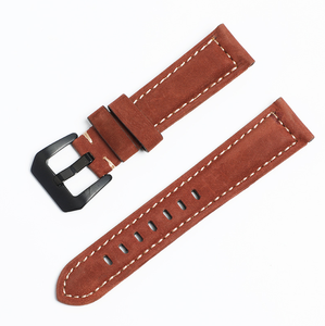 Correa de Reloj de Cuero Crazy Horse para Hombre, Estilo Rústico, 22mm 24mm 26mm, Compatible con Panerai - Product Image 6