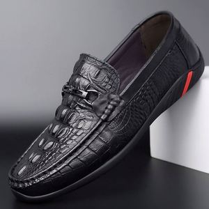 Men's PU Solid Loafers Top Grade Dress Business Casual Formal <b>Slip</b> <b>Ons</b> Versatile - Product Image 3