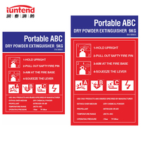 Personnalisation de l'étiquette d'autocollant d'extincteur, conception OEM et ODM pour tous les produits
