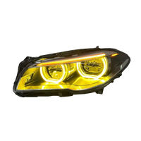 Pièces automobiles, phare LED pour BMW Série 5 F10 F11 F18, ensemble de phares avant, 2010-2017, DRL jaune, DRL blanc, système d'éclairage