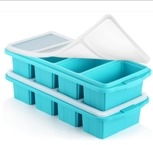 Magasin de préparation de <span class=keywords><strong>repas</strong></span> Sauce à soupe Bouillon Restes de smoothie Grand glaçon Silicone <span class=keywords><strong>Plateau</strong></span> congélateur Moules alimentaires Conteneur de stockage - Product Image 1