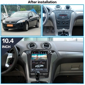 Màn hình cảm ứng Android 13 thông minh đài phát thanh xe cho Ford Mondeo MK4 20112012 2013 10.4 <span class=keywords><strong>inch</strong></span> đa phương tiện Navigator thoa Carplay đài phát thanh <span class=keywords><strong>GPS</strong></span> - Product Image 4