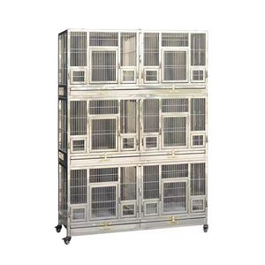 Cage à oiseaux sur mesure extra-large à double couche en acier inoxydable, anti-évasion, volière extérieure pour cour - Product Image 5