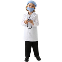 Costume de docteur docteur en médecine Cosplay vêtements film TV théâtre d'opération enfant dentiste petit docteur robe chirurgicale enfants
