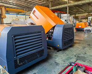 Compressore d'Aria a Vite Diesel Raffreddato ad Aria Tipo Trazione 8bar per Perforazione Roccia Portatile <span class=keywords><strong>PREST</strong></span> PR-190/8CY con Motore Diesel Kubota XiChai - Product Image 5