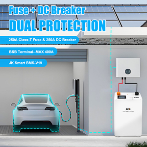 Boîtier de batterie EEL 16S V19 MB31 LF280K pour système d'énergie solaire JK 200A BMS 3.2V 280Ah 320Ah LiFePO4 48V 10kWh 15kWh - Product Image 4